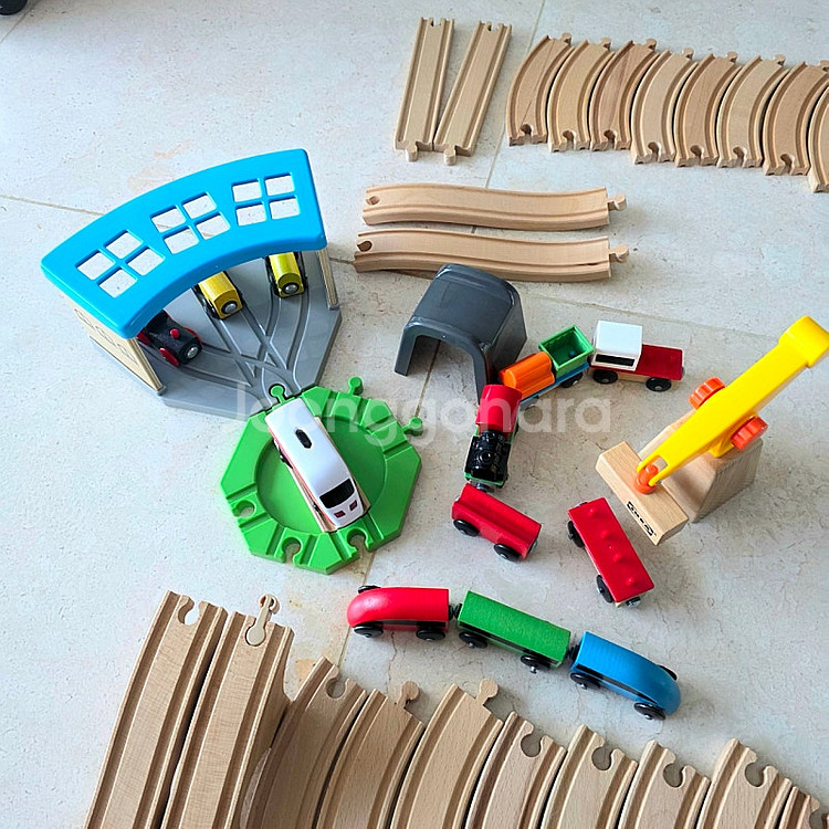 가격인하초특가일본이케아 LILLABO 열차 기관차 차고...--6
