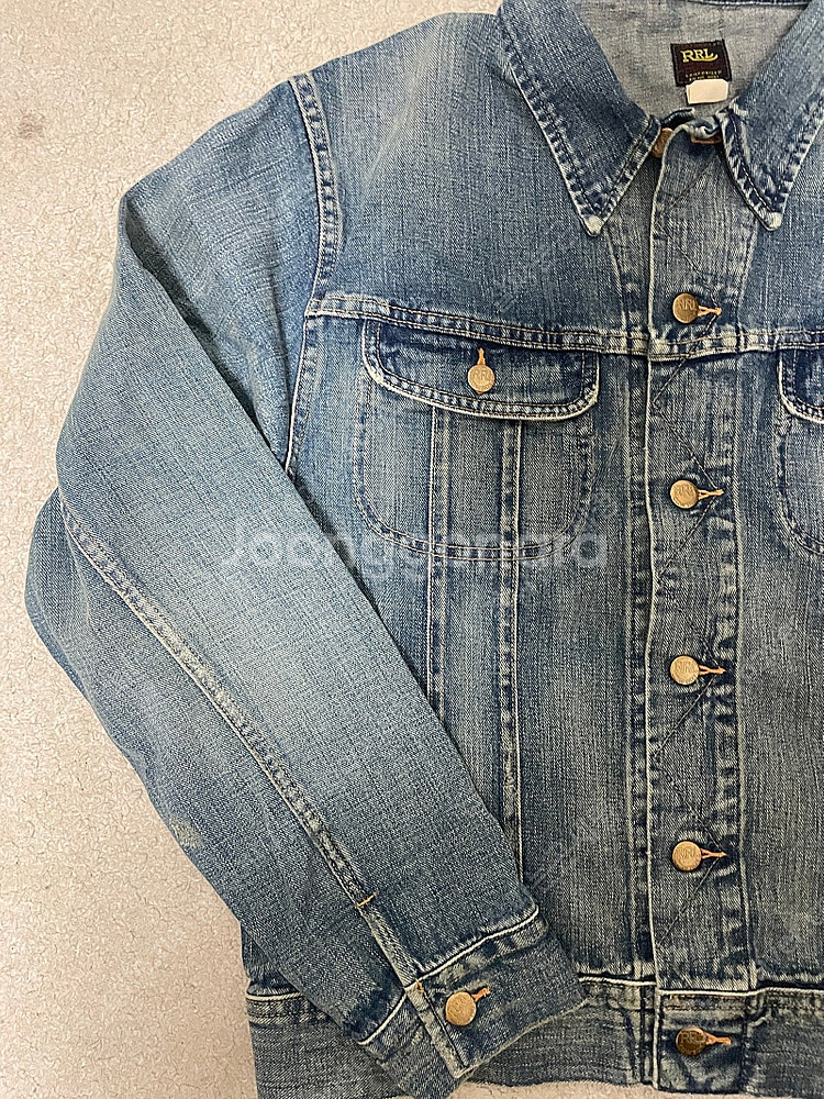 RRL 더블알엘 Lot271 트러커 데님 자켓 사이즈 ...--4