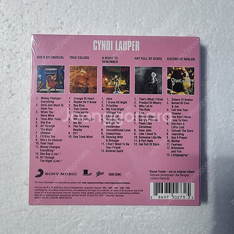 신디로퍼 Cyndi Lauper Original Alb...--1