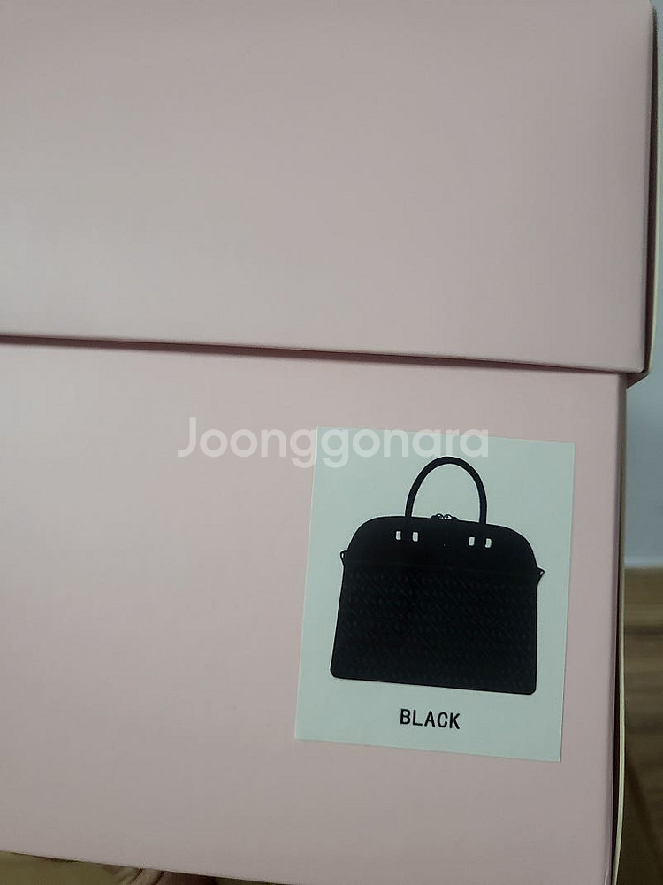 새제품 선물용 최고 비콰비채 에떼백 블랙--7