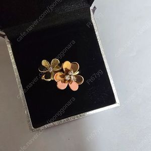 14k반지 3.5g 15호 콤비색상 플라워반지