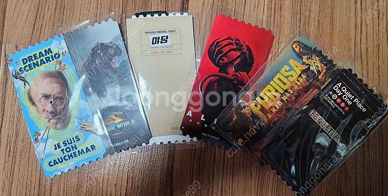 메가박스 오리지널티켓 6종 일괄--0