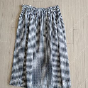 유니클로 깅엄체크 치마