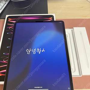 아이패드 프로 6세대 12.9 m2 256기가 스그 와이파이 풀박스