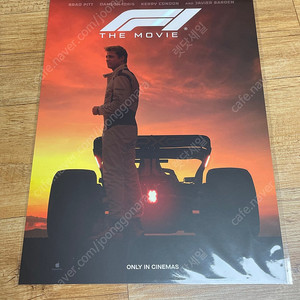 F1 a3 오리지널 포스터 cgv payoff 포스터 약하자