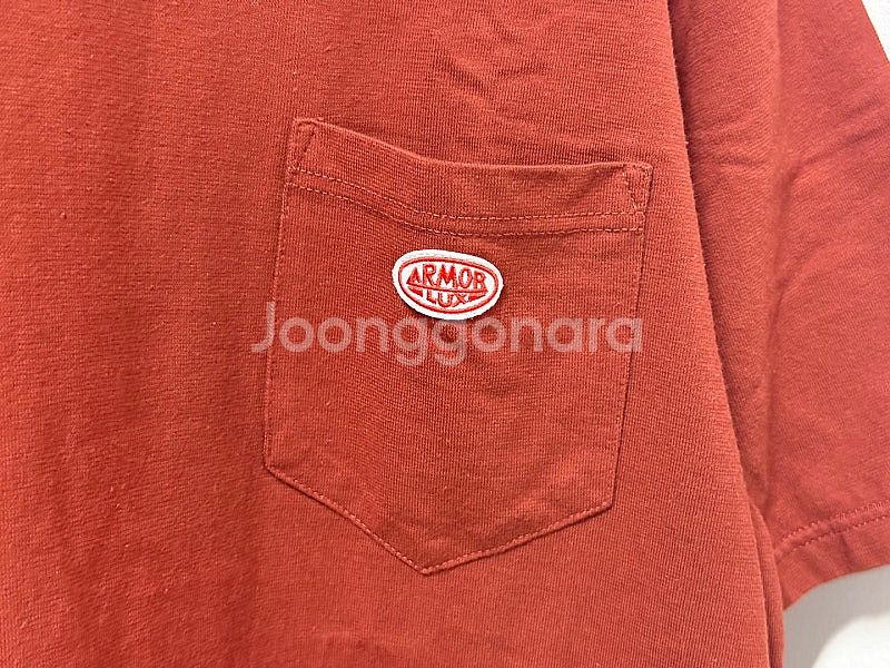 아머럭스 포켓 반팔티셔츠 반팔티 오렌지 L--7