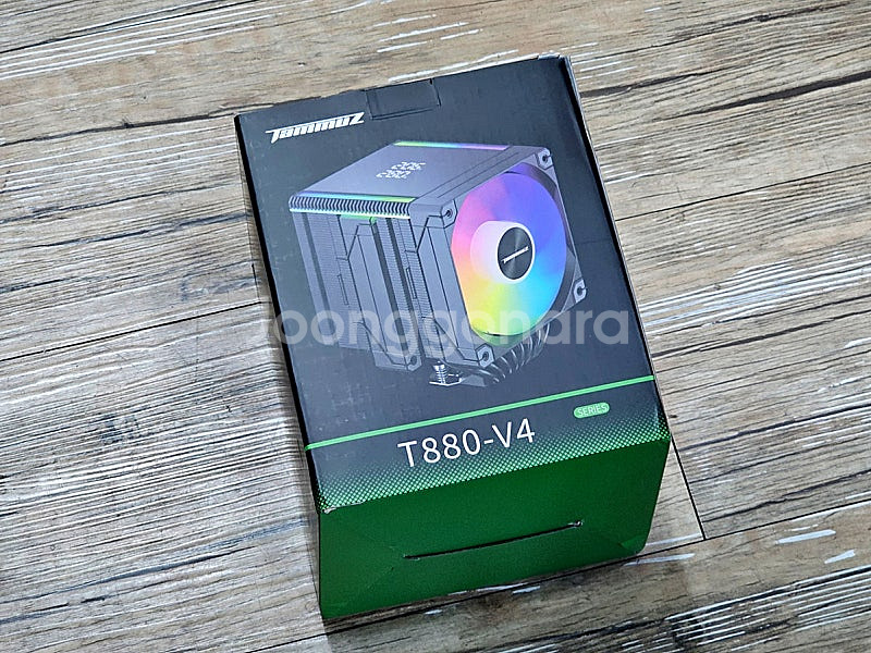 신제품 CPU 공랭 쿨러 타무즈 T880-V4D 블랙--0