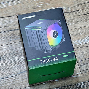 신제품 CPU 공랭 쿨러 타무즈 T880-V4D 블랙