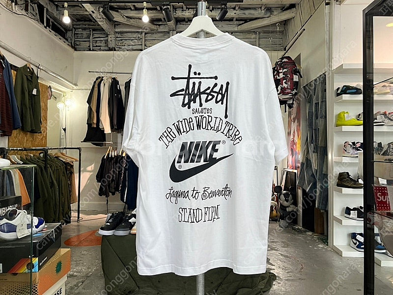 [XL]나이키 x 스투시 반팔 티셔츠 / DV1774-...--5