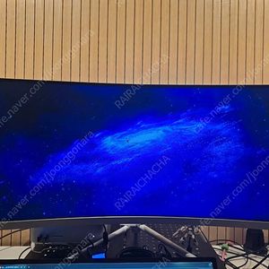 한성 와이드 커브드 모니터 TFG30F20W