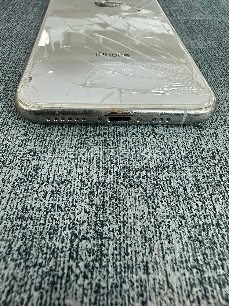 아이폰XS 64G 실버 뒷판파손 게임용 서브용 단말기 ...--7