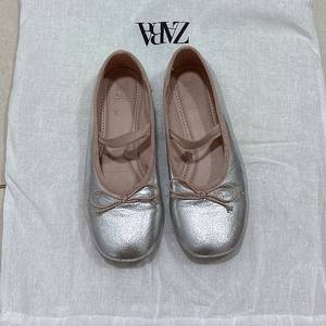 ZARA 자라키즈 여아 실버플랫슈즈 30사이즈 ㅡ 택포 1만5천