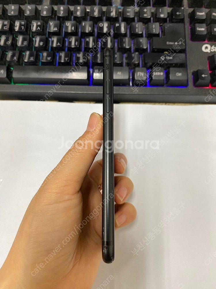 501304 아이폰7 매트블랙 액정SS급 128GB 무...--4