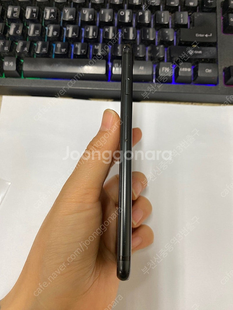 501304 아이폰7 매트블랙 액정SS급 128GB 무...--5