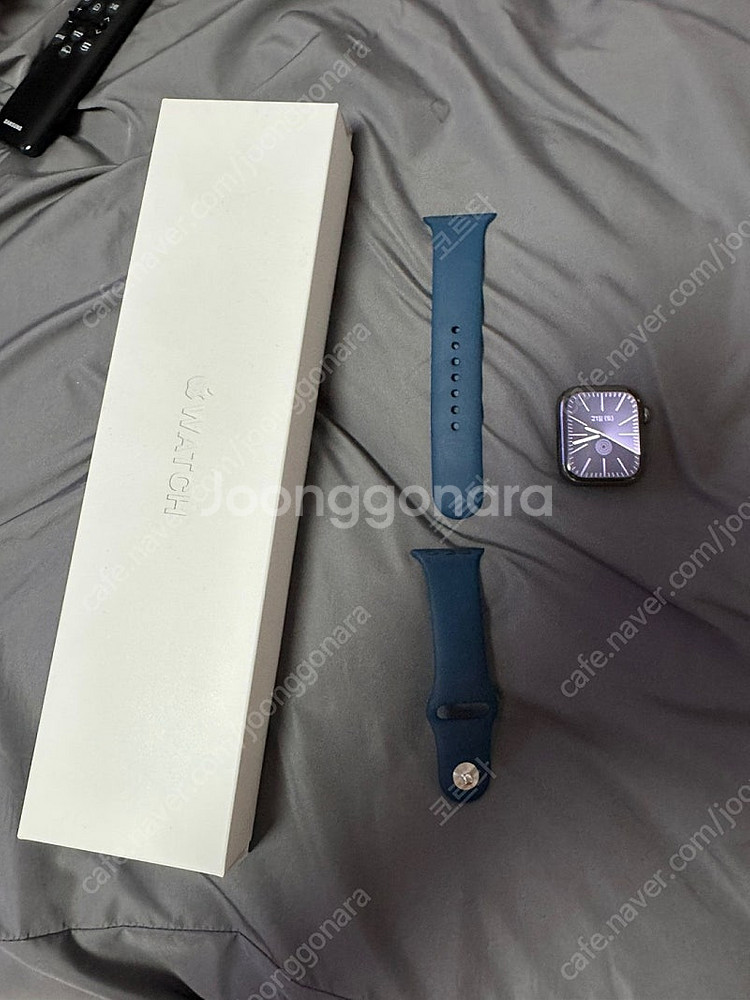 애플워치7 41mm 스테인리스 그라파이트 풀박스--0