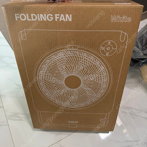 시코 폴딩팬 FLA-254D 후면분리형 화이트 색상 새상품 팔아요