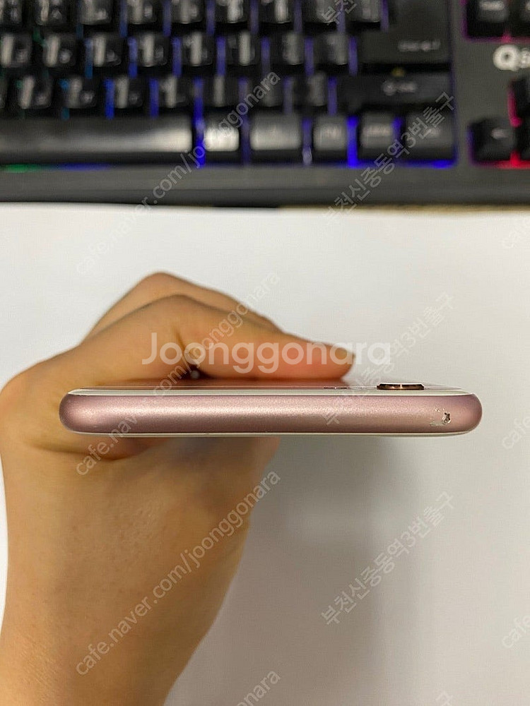 068800 아이폰6S 로즈골드 외관깔끔 16GB 인스...--3