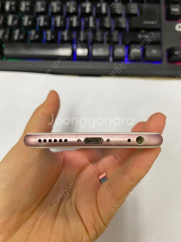 068800 아이폰6S 로즈골드 외관깔끔 16GB 인스...--6