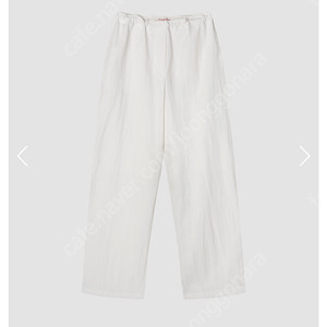 쏘딩키브레드 ember white nylon pants
