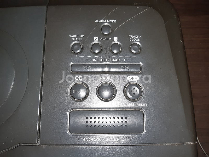 빈티지 소니 ICF-CD820 알람시계 cd플레이어 라...--1