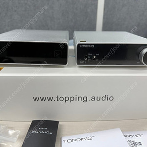 Topping PA5 ii 실버 파워 앰프 & E50 DAC 실버 & 토핑 TCT1 케이블 팝니다