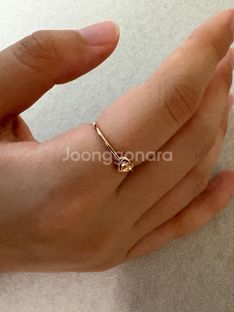 새상품. 14k 반지. 하트반지. 반지12호. 14k ...--2