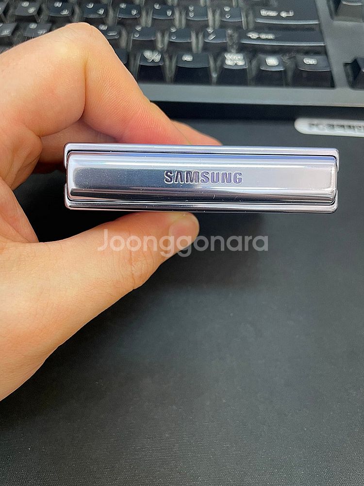 갤럭시Z플립4 보라 256GB 무잔상 상태좋은 중고23...--3