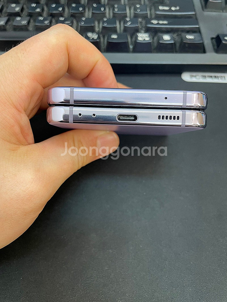 갤럭시Z플립4 보라 256GB 무잔상 상태좋은 중고23...--5