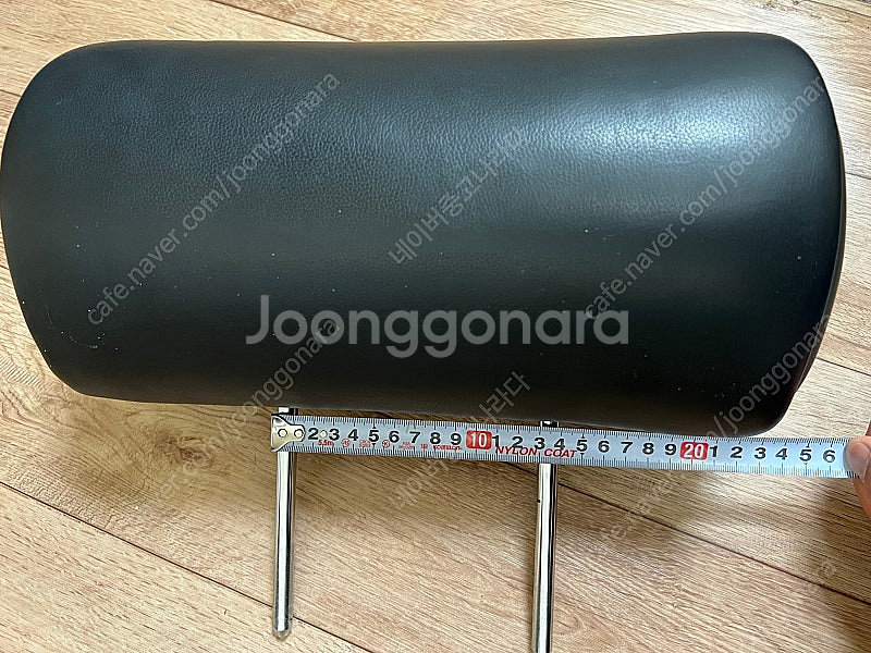 현대 구형 에쿠스 2열 헤드레스트 블랙 2개--1