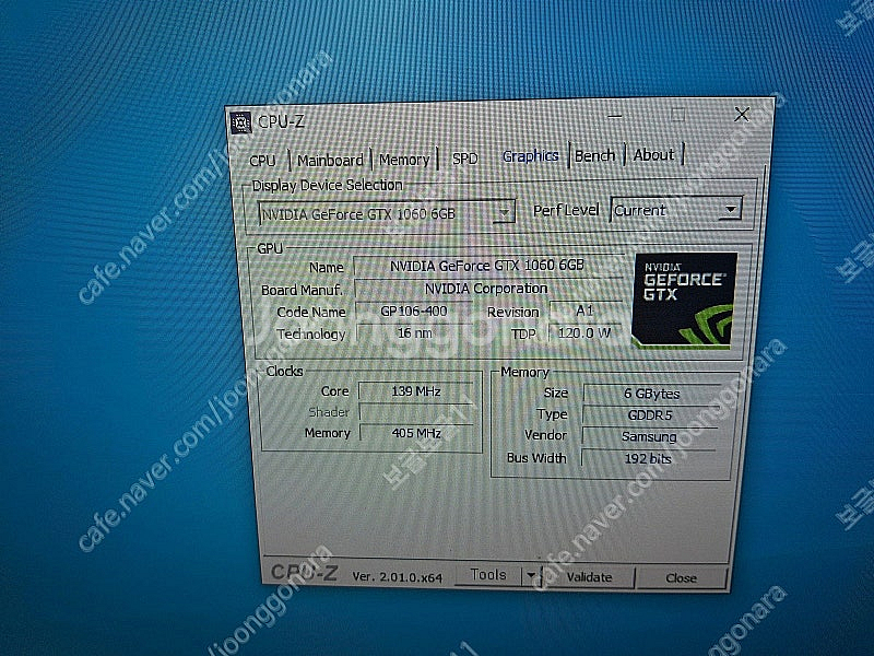 중고 그래픽 카드 이엠택 gtx1060 6g-8만원--1