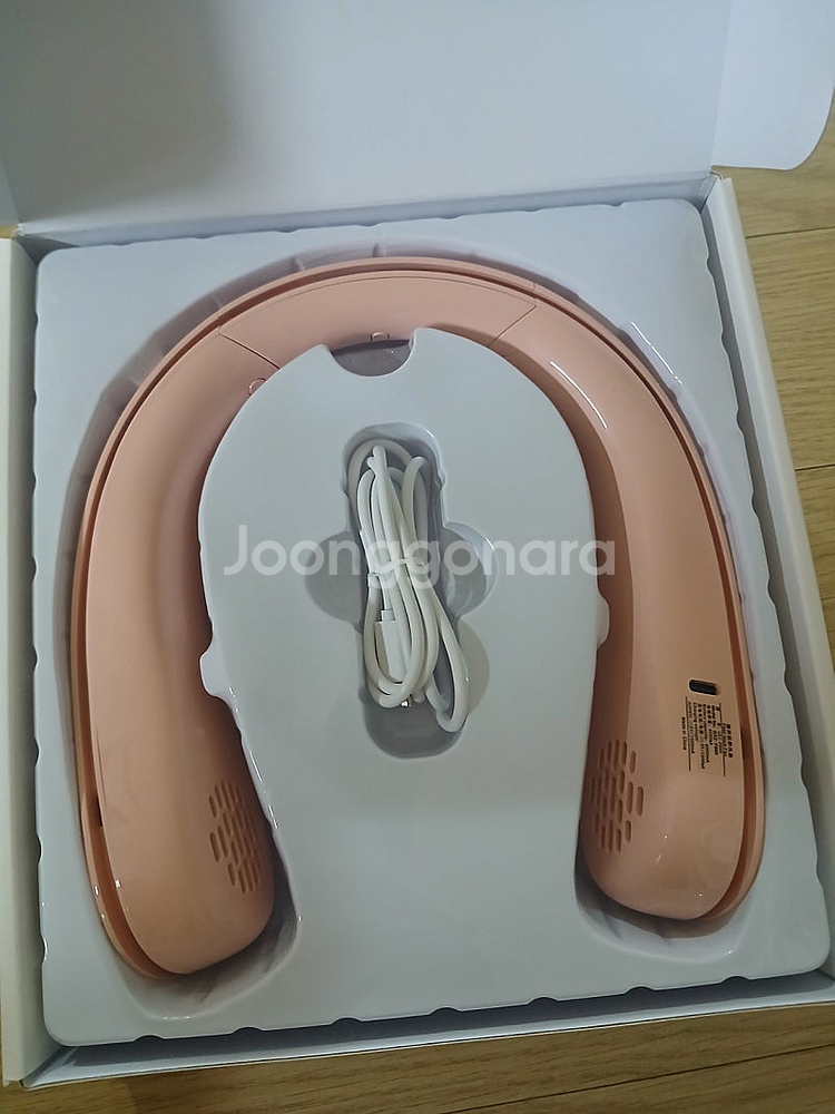 넥밴드 선풍기 새상품--1