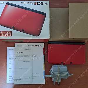 닌텐도 3DS XL 레드X블랙 박스