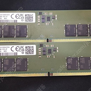 정품 삼성램 DDR5 5600 16GB 2개