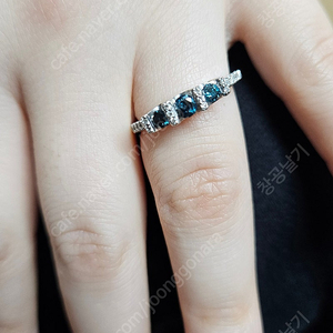 14k 천연 청다이아 팝니다. 블루다이아 팝니다