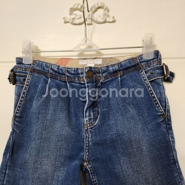 110호 (5y) 버버리칠드런 데님 반바지 / 키즈 여...--2