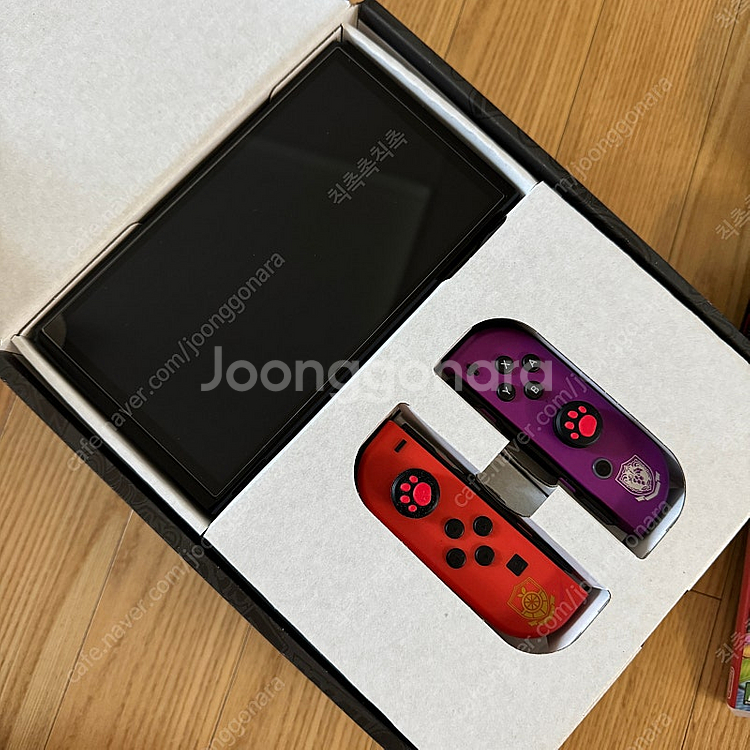 닌텐도 스위치 OLED 스칼렛 바이올렛 에디션+별의커비...--1