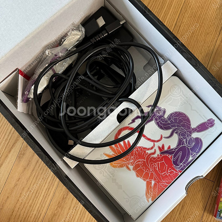 닌텐도 스위치 OLED 스칼렛 바이올렛 에디션+별의커비...--2