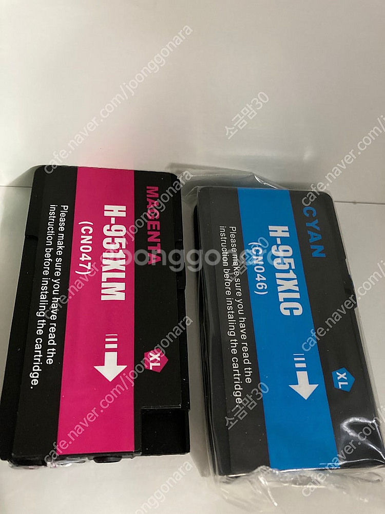 HP 951 호환 재생 칼라 잉크 카트리지 2색--1