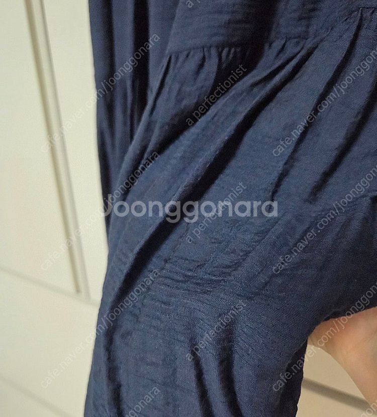 앤테일러 여성 고가라인 퍼프소매 차르르 티어드 롱원피스...--4