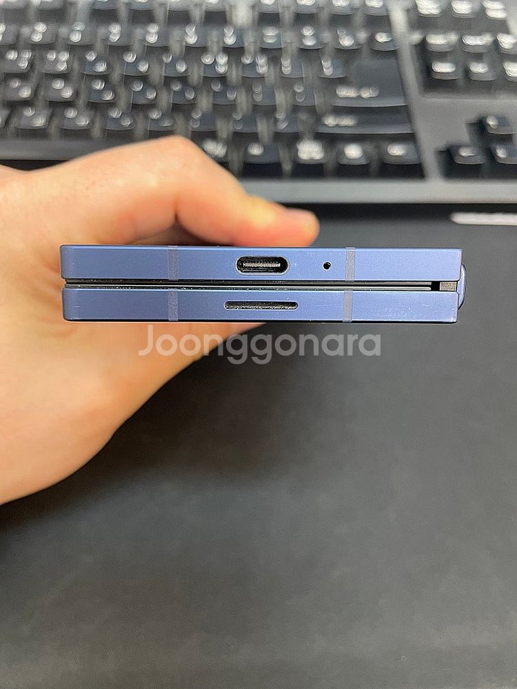 갤럭시Z폴드6 네이비 256GB 무잔상 상태좋은 중고9...--5