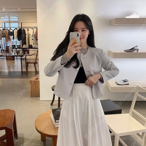 베니토 롱스커트 하객룩 포켓
