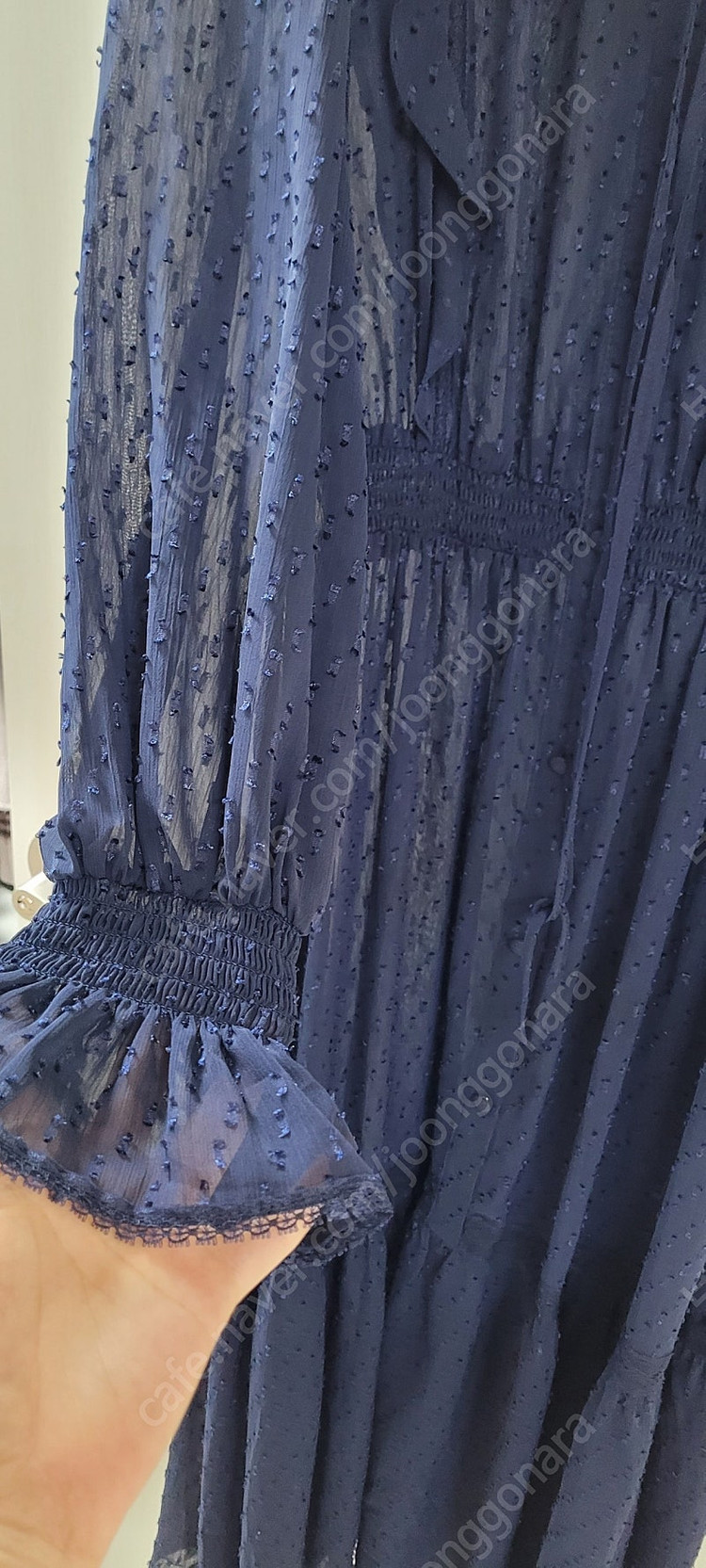 레니본 네이브 프릴원피스--2