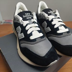 [새제품] 뉴발란스 997R 블랙 그레이 270