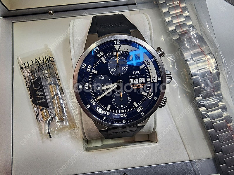 iwc 아쿠아타이머 크로노 구스토06 판매합니다--1