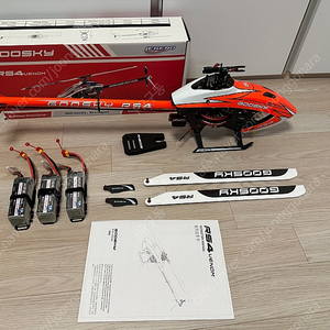 구스카이 goosky rs4 베놈 RC헬기 팝니다