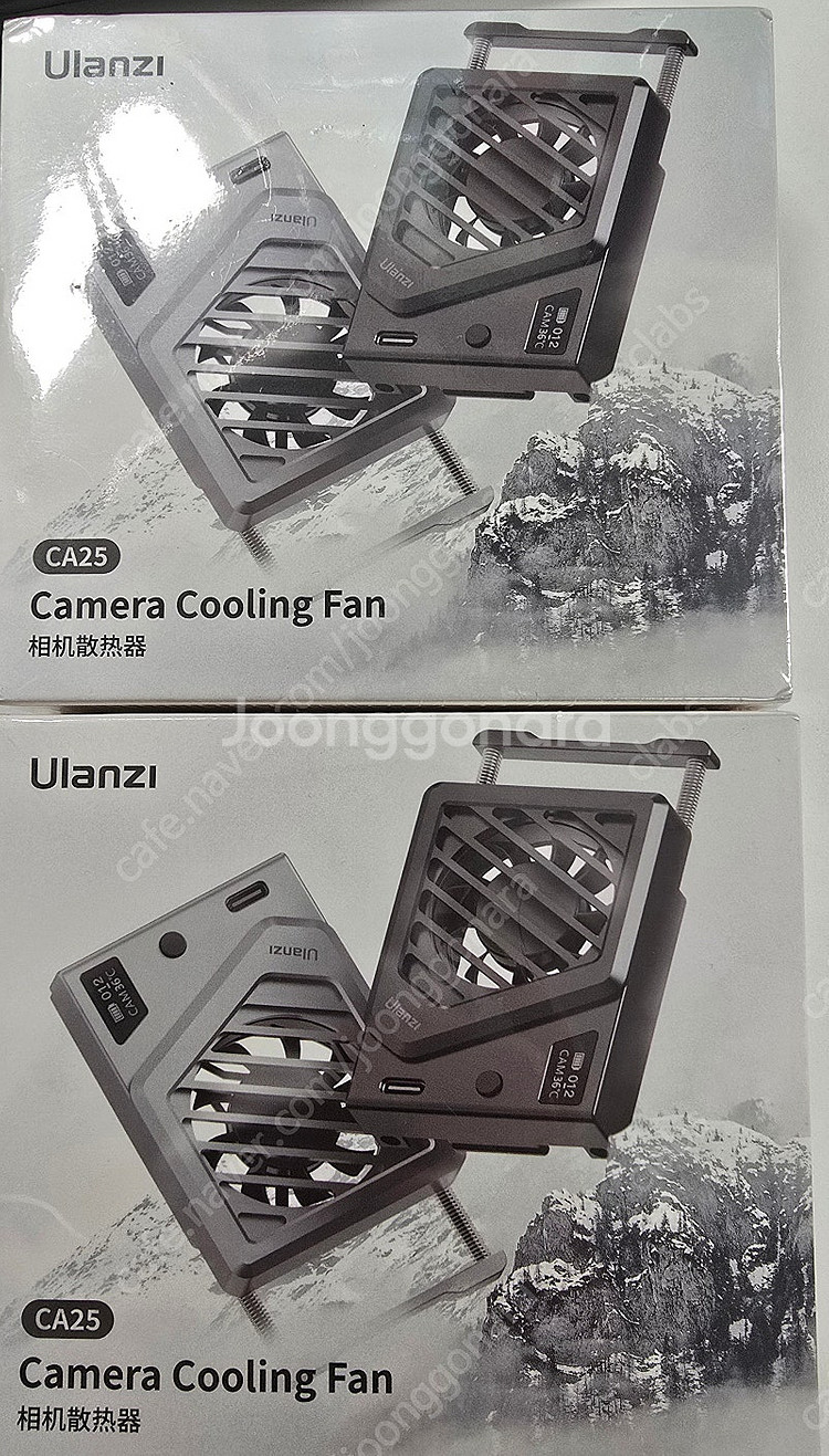 [미개봉] Ulanzi CA25 카메라 쿨링팬 2개(택...--0