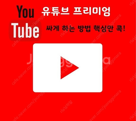 유튜브 프리미엄 싸게 유튜브 프리미엄 가족 월 5천원에...--0