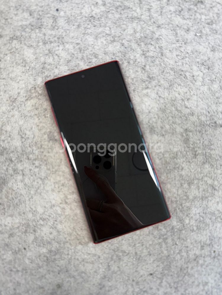 (A급)갤럭시노트10 5G 레드 256G 미파손 깨끗한...--3