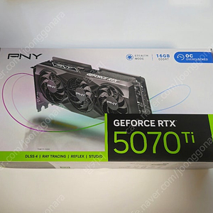 PNY 지포스 RTX 5070 Ti OC D7 16G 그래픽카드 미개봉