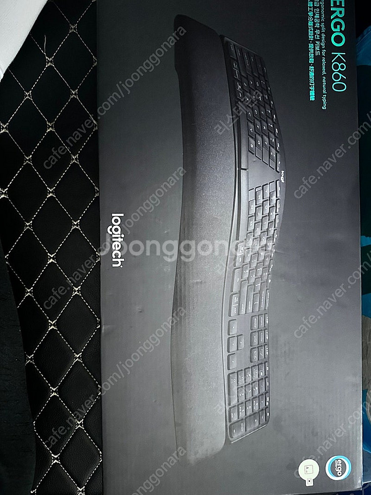 로지텍 ergo k860 인체공학 무선키보드--0